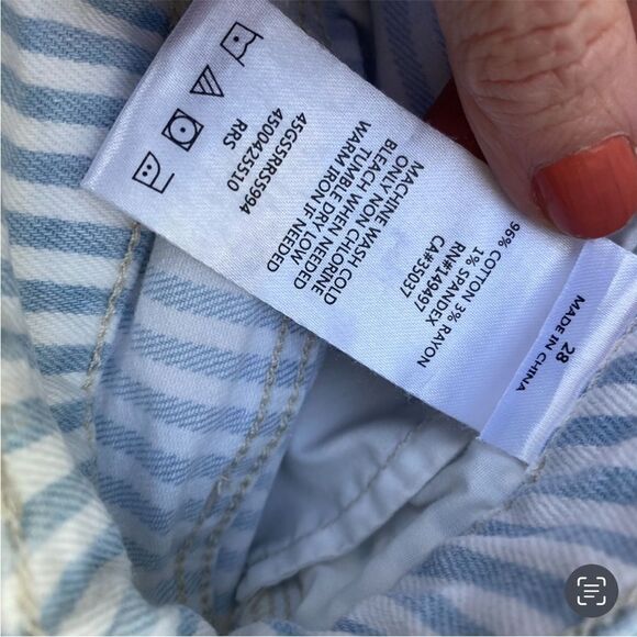 Joe's The Luna High Waist Ankle Cigarette Jeans with stripes size 28 - Picture 5 of 8